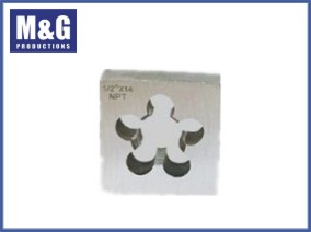 Solid Square Pipe Dies NPT, CS/HSS